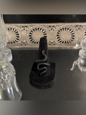 Black Snake Coil Ring